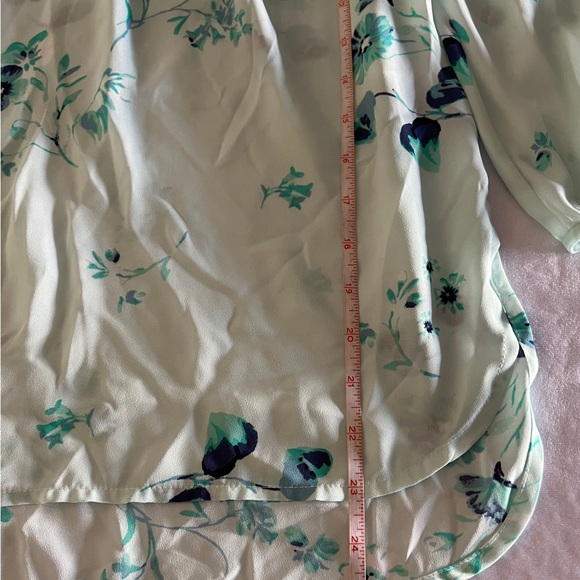 2 XS Lauren Conrad Top Floral Shirt Blouse Fall Long Sleeve Womens Lot Bundle - Picture 3 of 16